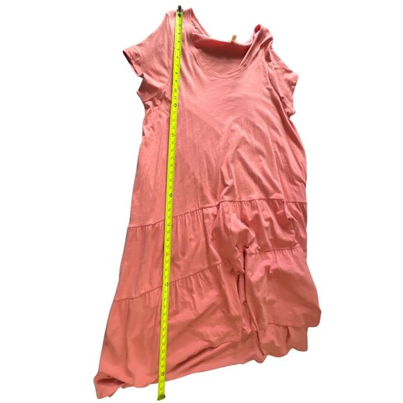 Terra & Sky Womens Pink Maxi Dress Sz 1X Beach Vaction Resort - Picture 2 of 14